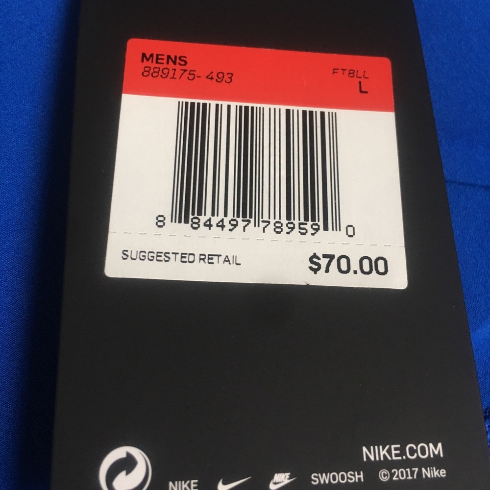 NIKE NEW Pro Vapor Speed 2 Sleeveless Padded Football Top Blue MSRP $70 - Picture 6 of 8